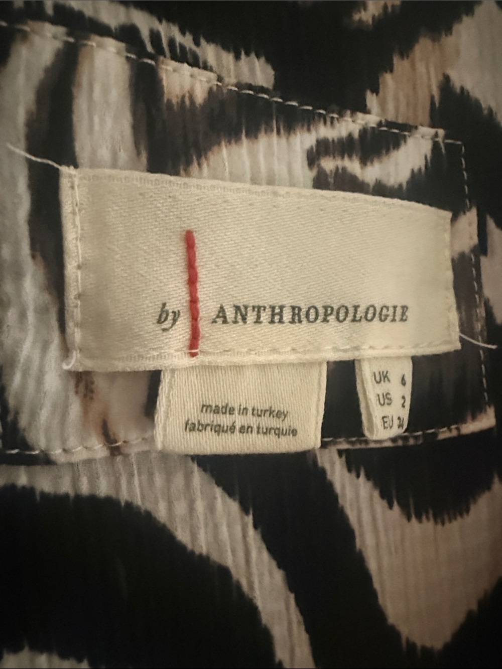 Anthropologie graphic mini dress - Picture 5 of 10